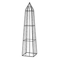 Opora/obelisk BAIRON hranatá kovová černá 195cm