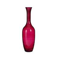 Váza skleněná úzké dlouhé hrdlo OLIVIER červená 100cm