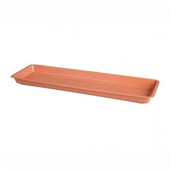 Podmiska pod truhlík PELARGONIE/GARDEN plast 50cm terakota