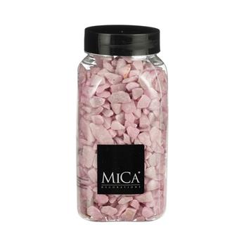 Drť dekorační v dóze růžová 650ml