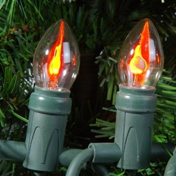 Svíčka elektrická plamen venkovní 10ks