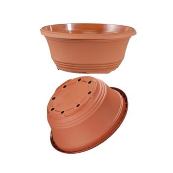 Miska pěstební T 23cm plast terakota
