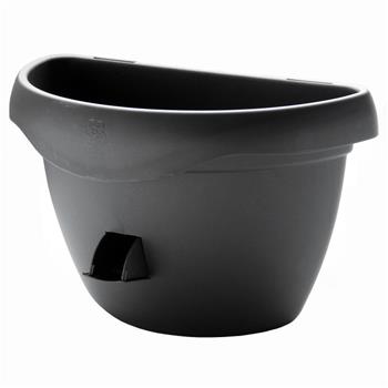 Květináč na zeď samozavl. SIESTA 29cm antracit