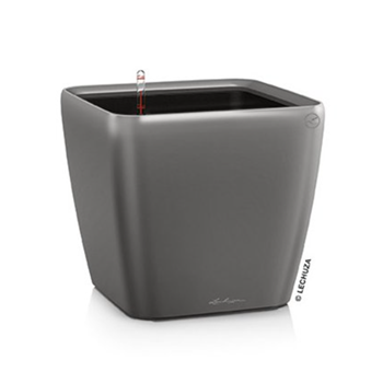 Květináč QUADRO LS komplet set 21cm antracit