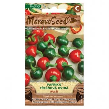 Paprika třešňová KORÁL červená pálivá (MS)