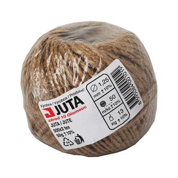 Jutový motouz 1,25mm/50m
