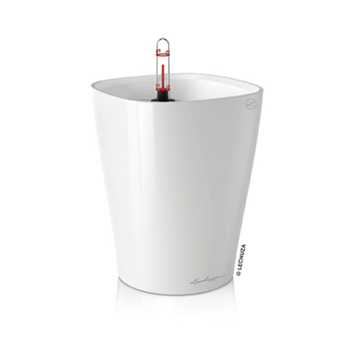 Květináč DELTINI komplet set 14cm bílá