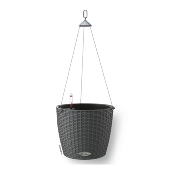 Květináč NIDO cottage komplet set 27cm žulová šeď