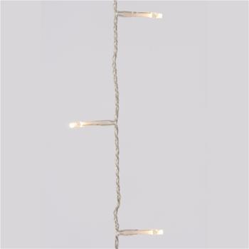 Řetěz svítící venkovní 120LED teplá bílá transparentní 9m