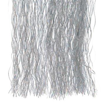 Lameta 50x40cm stříbrná vlnitá