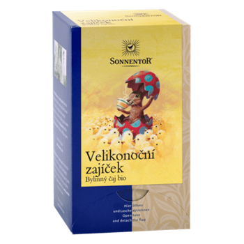 Velikonoční zajíček - bylinný čaj BIO porcovaný 18x1,5g Sonnentor