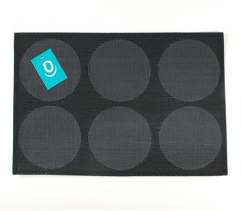 Prostírání dekor kruhy plast YONG