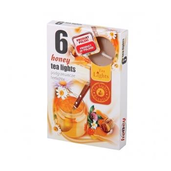 Svíčka čajová vonná Honey 6ks