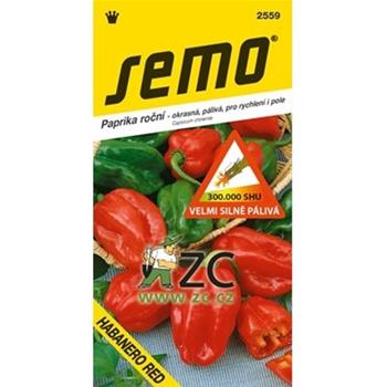 Paprika Habanero Red velmi pálivá