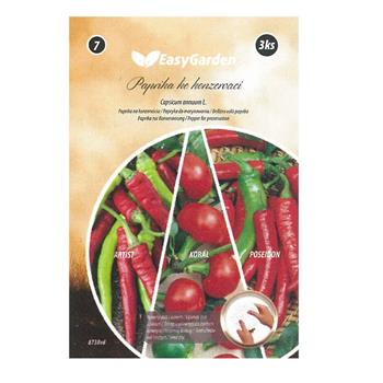 Paprika ke konzervaci výsevní disk