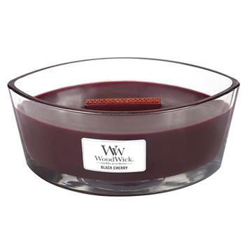 Vonná svíčka WoodWick oválná Černá třešeň 453,6g