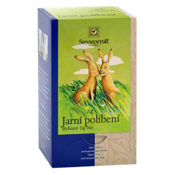 Jarní políbení - bylinný čaj BIO porcovaný 18x1,5g Sonnentor