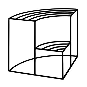 Stolek na květiny KASAI 2 patra rohový pravý kovový černý 38cm