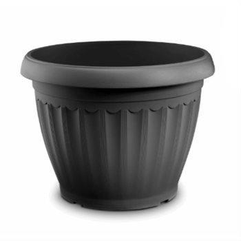 Květináč CORFU plast antracit 30cm