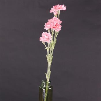 Karafiát mini CHARLY umělý růžový 62cm