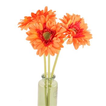 Gerbera NICE umělá oranžová