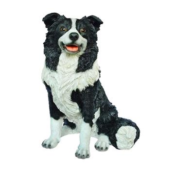 Pes ovčák sedící polyresinový 51cm