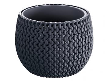 Květináč SPLOFY BOWL s vložkou 29cm antracit