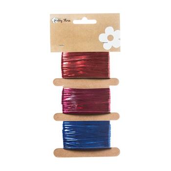 Provaz dekorační 3 barvy po 5m mix