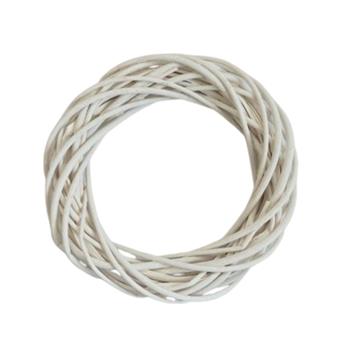 Věnec proutí bílá 24cm