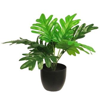 Philodendron SUNSHINE hrnkový umělý 28cm