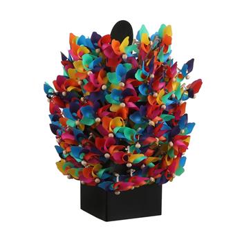 Větrník plastový duhový 37cm