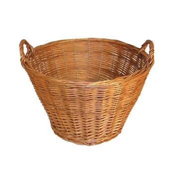 Koš kulatý proutěný s 2 uchy 50cm