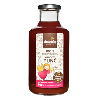 Přírodní sirup vánoční punč nealko 500ml