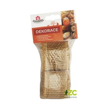 Stuha jutová ROSTETO 3m přírodní 2ks