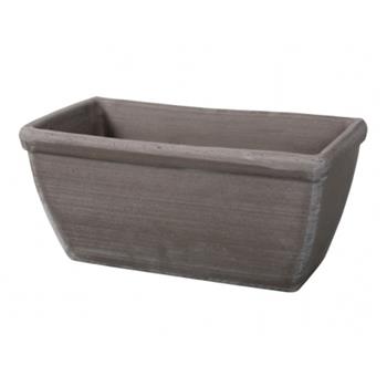 Truhlík ANTIKA keram. čedič 39cm