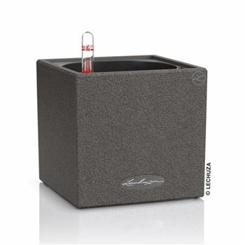 Květináč Lechuza CANTO Stone černý set 14cm