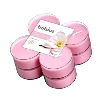Svíčka čajová vonná Maxi BOLSIUS 8ks Magnolie