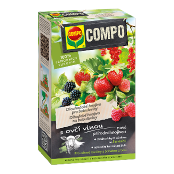 COMPO BIO Hnojivo dlouhodobé bobuloviny +vlna 750g