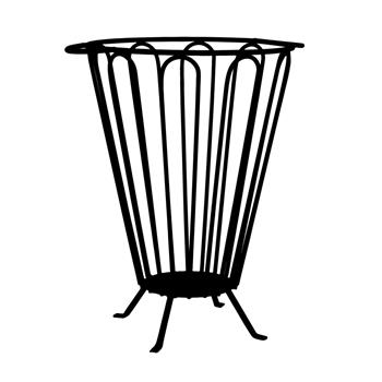 Ohniště ARNO 2 ucha kovové černé 62cm