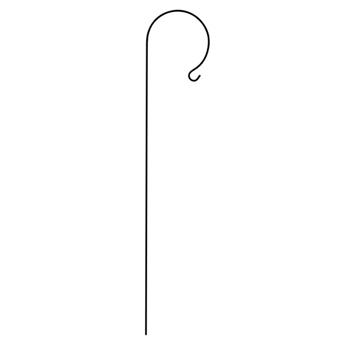 Zápich na lucernu/závěsný květináč TEKEZE kovový černý 180cm