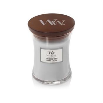 Svíčka WoodWick Lavender & Cedar 275g