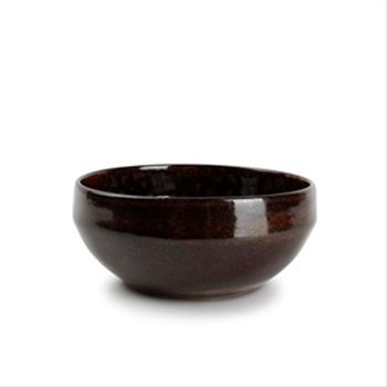 Miska kulatá PRIMAL S&P hnědá 15cm