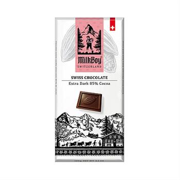 Čokoláda hořká 85% Extra Dark MILKBOY SWISS 100g