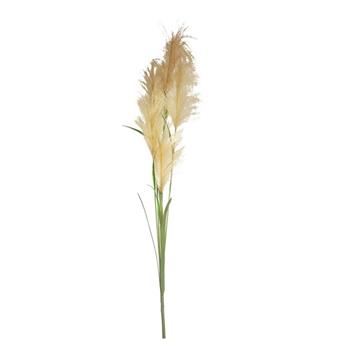 Tráva Cortaderia s květem řezaná umělá hnědá 145cm