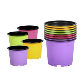 Kontejner pěstební COLOR/BLACK 8ks plast