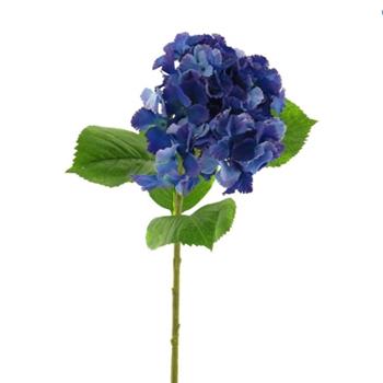 Hortenzie řezaná umělá modrá 61cm