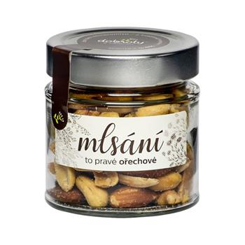 Směs oříšků - mandle, kešu a arašídy pražené solené 100g