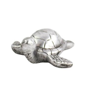 Želva porcelán stříbrná 15cm