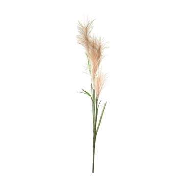 Tráva Cortaderia s květem řezaná umělá růžová 145cm