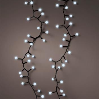 Řetěz venkovní 500LED Cherry Compact st.bílá 8 funkcí černý 11m
